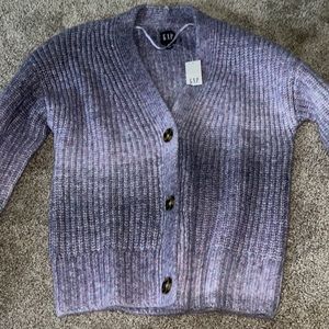 GAP Purple Sweater with Buttons